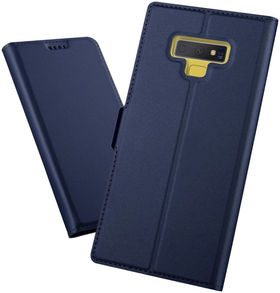 Samsung Galaxy Note 9 Hoesje met Kaarthouder Blauw afbeelding 1