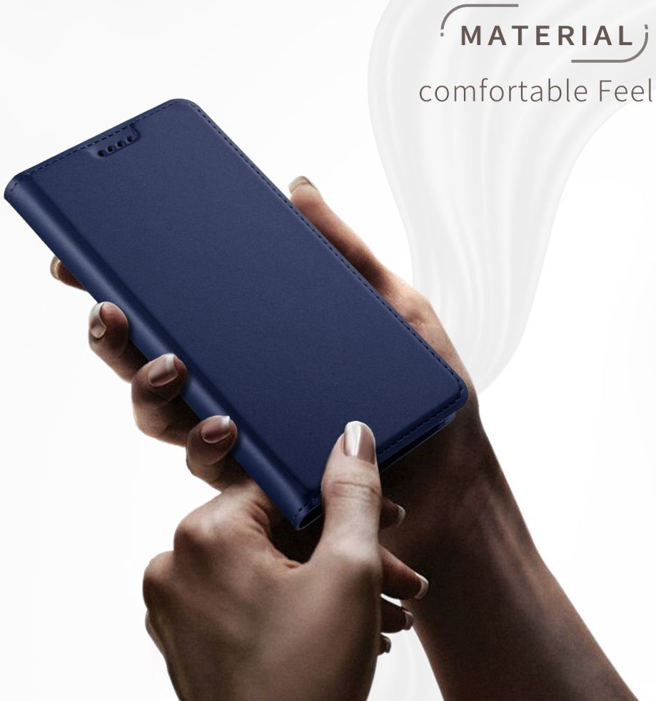 Samsung Galaxy Note 9 Hoesje met Kaarthouder Blauw afbeelding 4