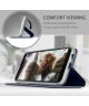 Samsung Galaxy J6 (2018) Hoesje met Kaarthouder Blauw