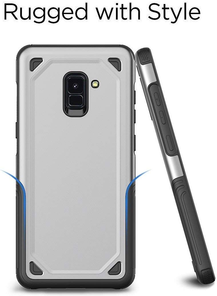 Samsung Galaxy J6 (2018) Robuust Hybride Hoesje Groen afbeelding 6