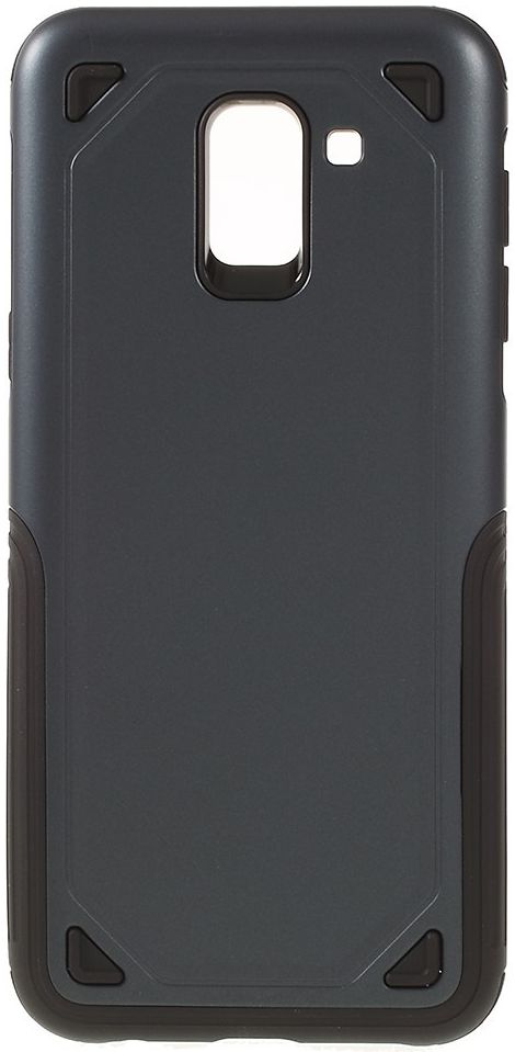 Samsung Galaxy J6 (2018) Robuust Hybride Hoesje Blauw afbeelding 1