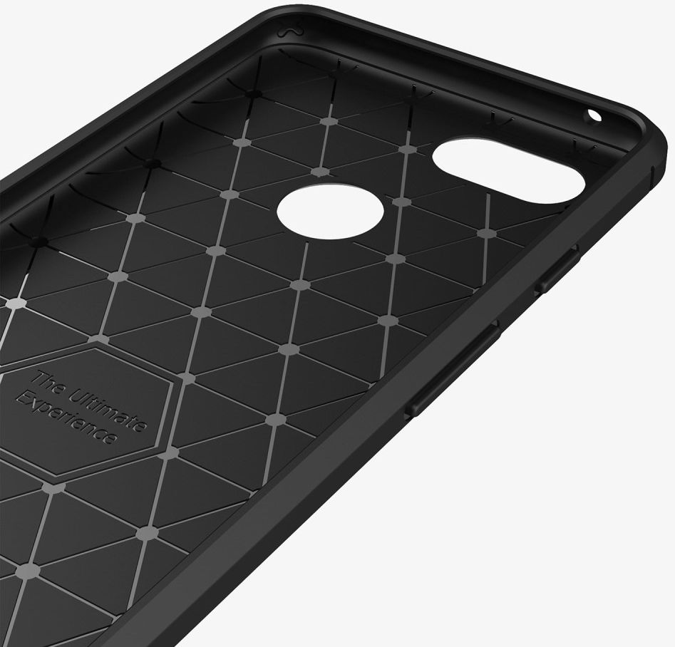 Google Pixel 3 Geborsteld TPU Hoesje Zwart afbeelding 8
