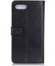 BlackBerry Key2 Lederen Wallet Hoesje Zwart