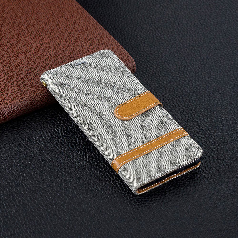 Nokia 5.1 Jeans Portemonnee hoesje Grijs afbeelding 8