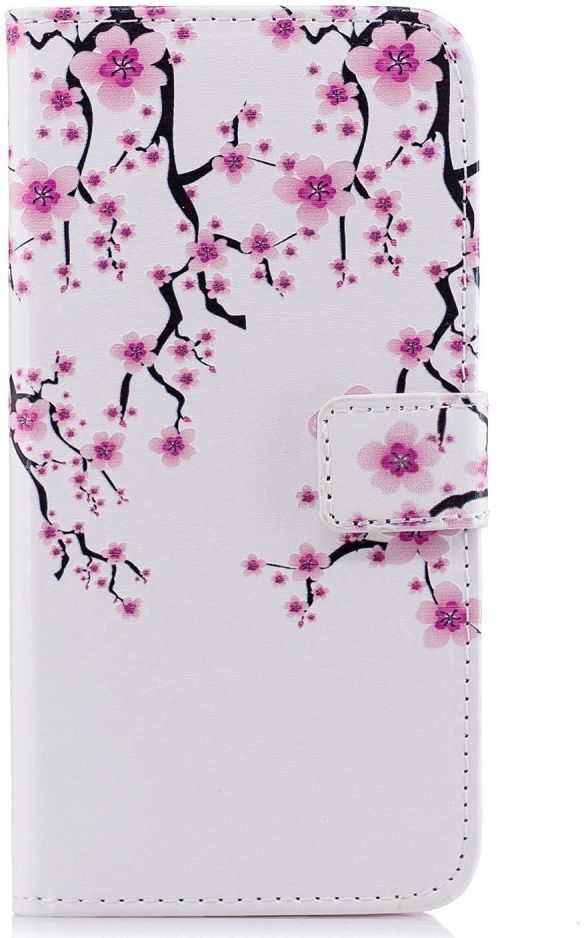Huawei P Smart Portemonnee Hoesje met Blossom Print afbeelding 1
