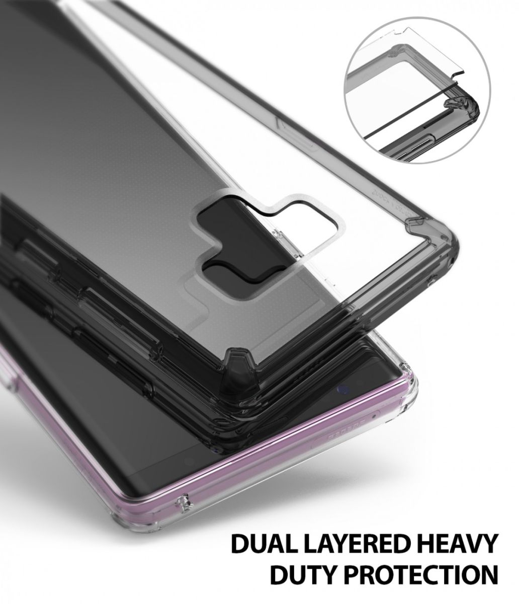 Ringke Fusion Samsung Galaxy Note 9 Smoke Black afbeelding 6