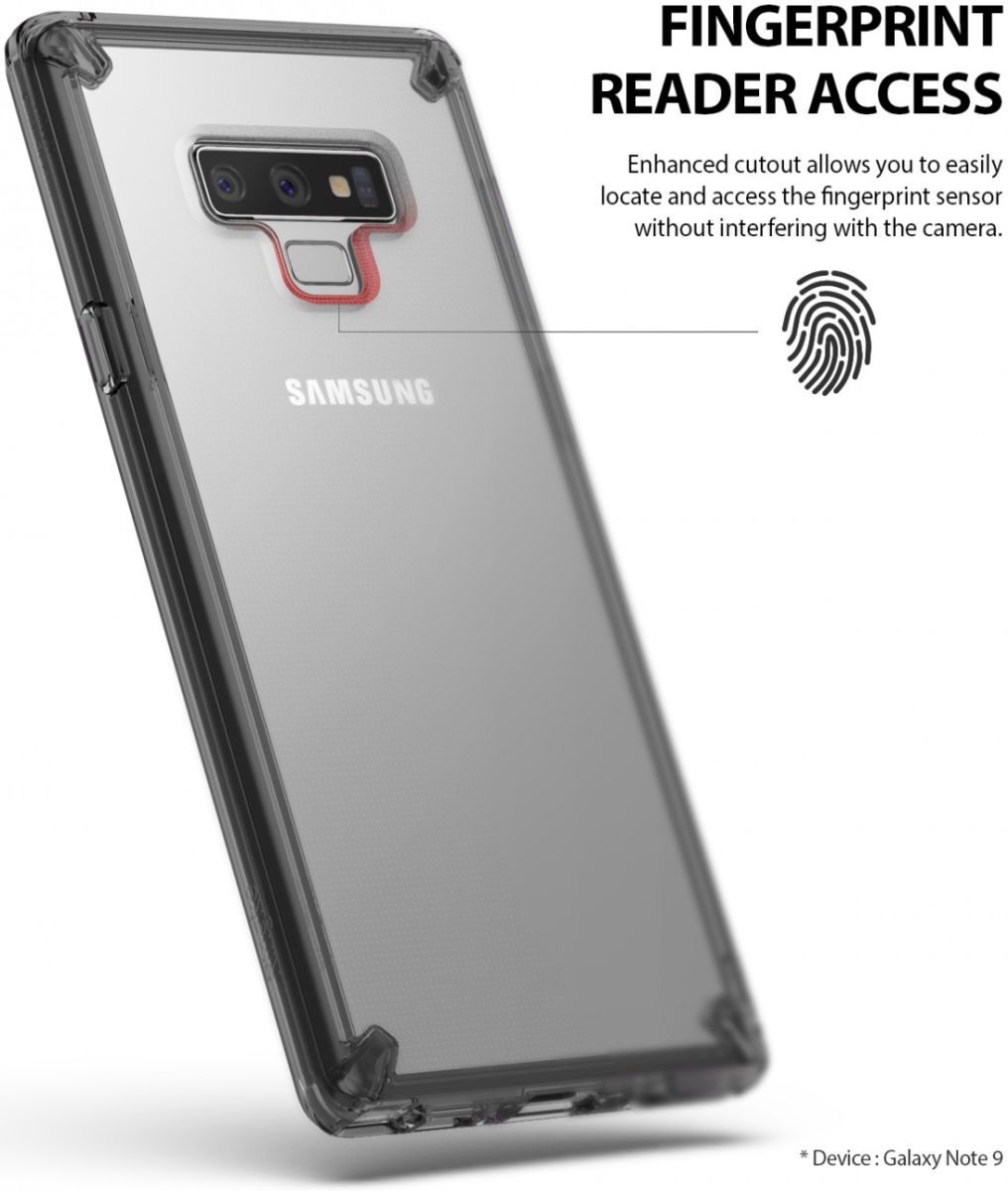 Ringke Fusion Samsung Galaxy Note 9 Smoke Black afbeelding 7