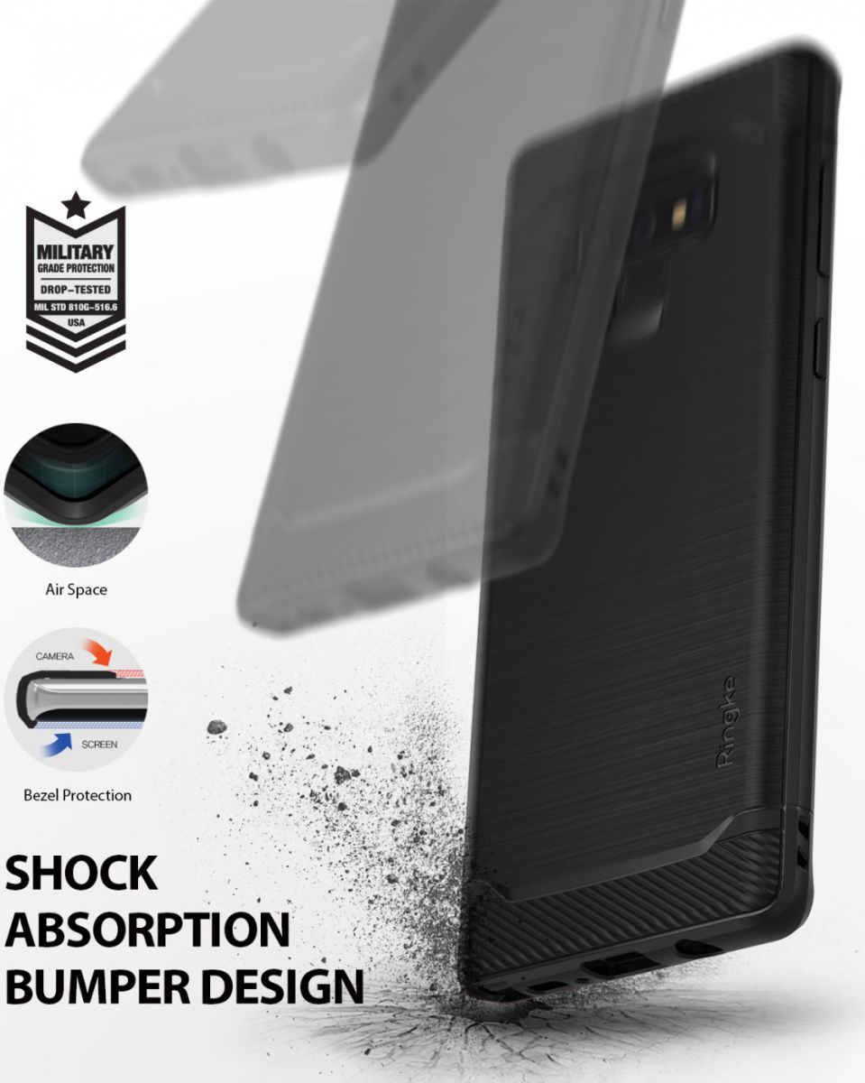 Ringke Onyx Samsung Galaxy Note 9 Hoesje Zwart afbeelding 2