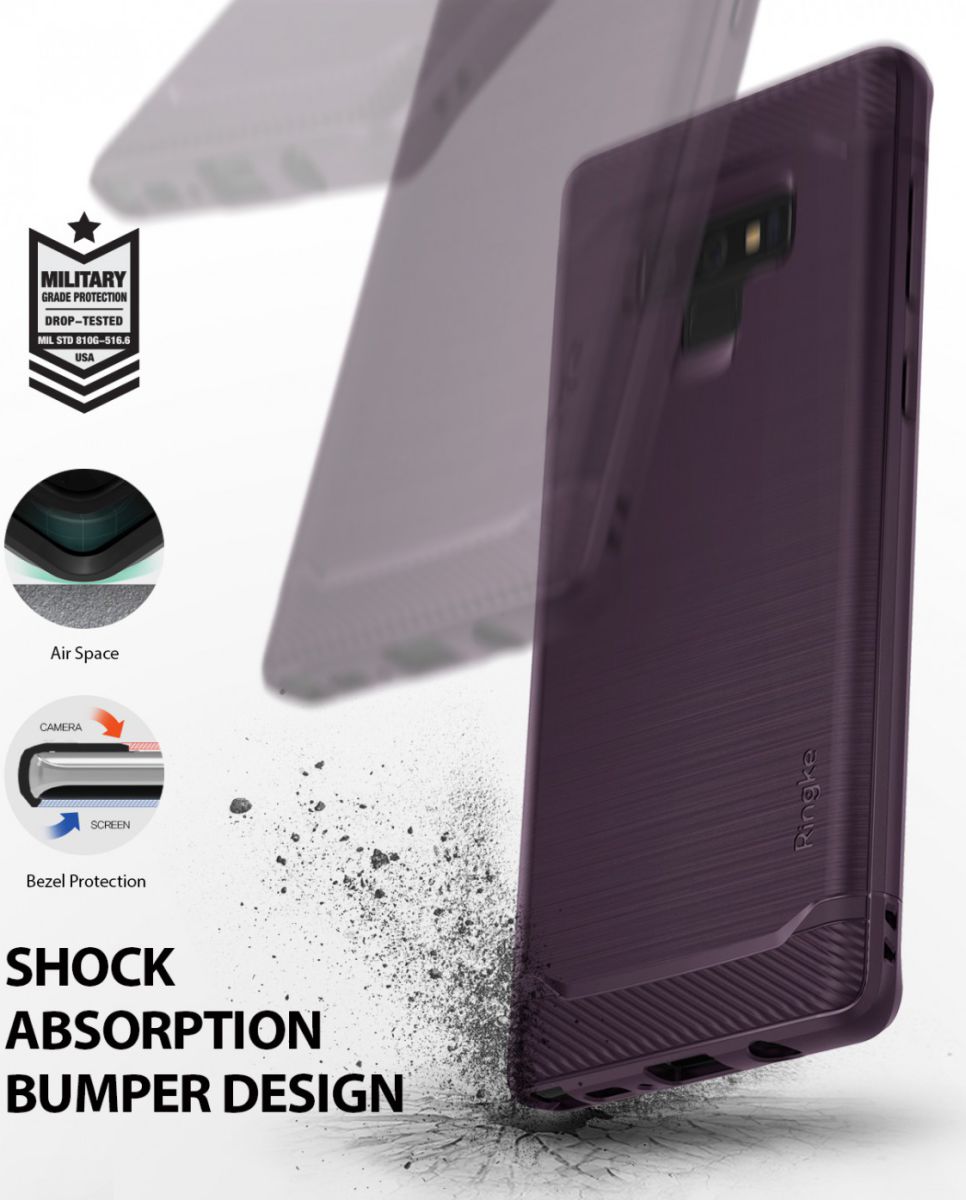 Ringke Onyx Samsung Galaxy Note 9 Hoesje Paars afbeelding 2