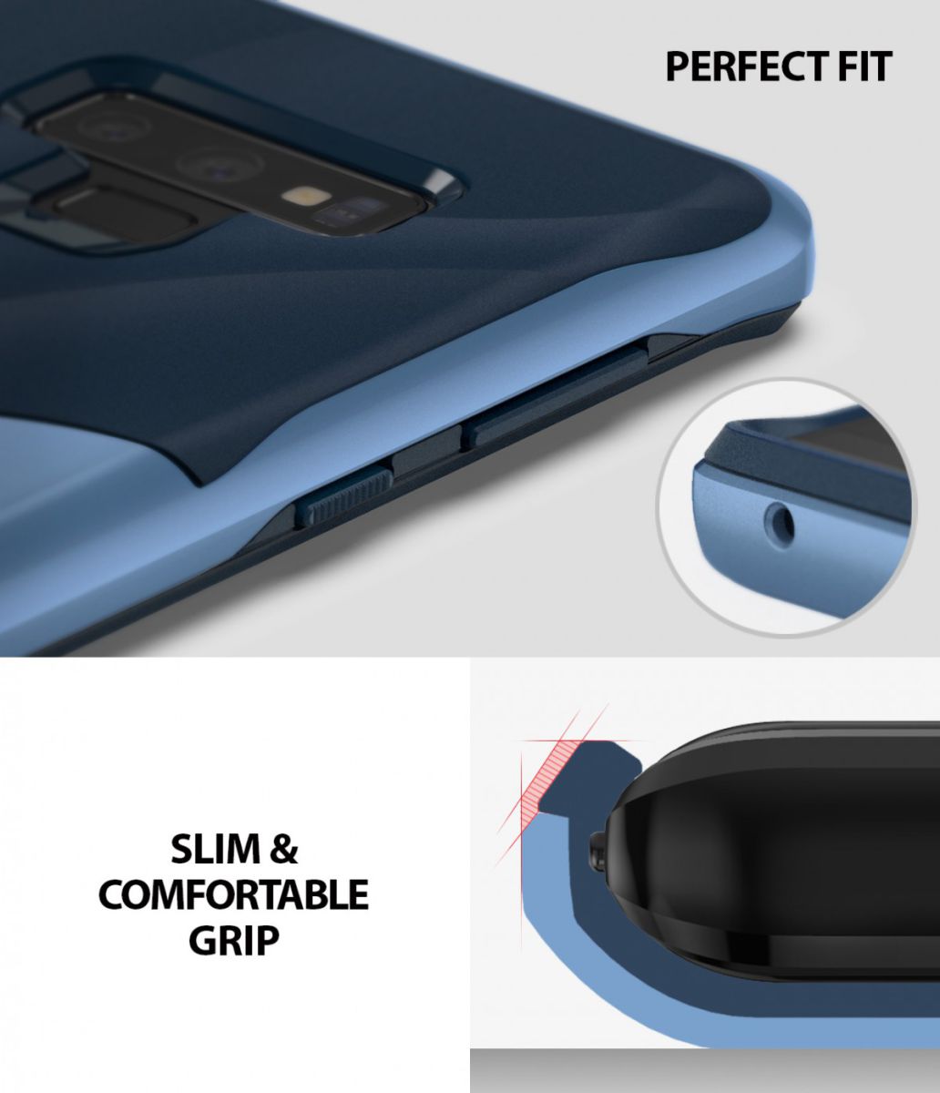 Ringke Wave Hoesje Samsung Galaxy Note 9 Coastal Blue afbeelding 5