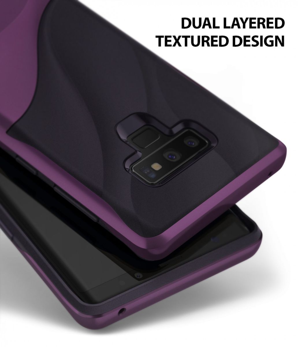 Ringke Wave Hoesje Samsung Galaxy Note 9 Metallic Purple afbeelding 4