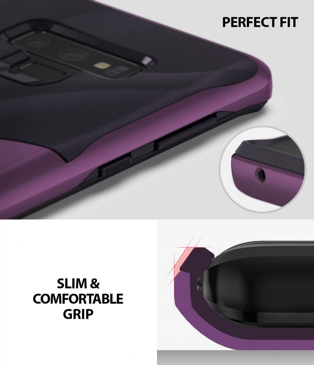 Ringke Wave Hoesje Samsung Galaxy Note 9 Metallic Purple afbeelding 5