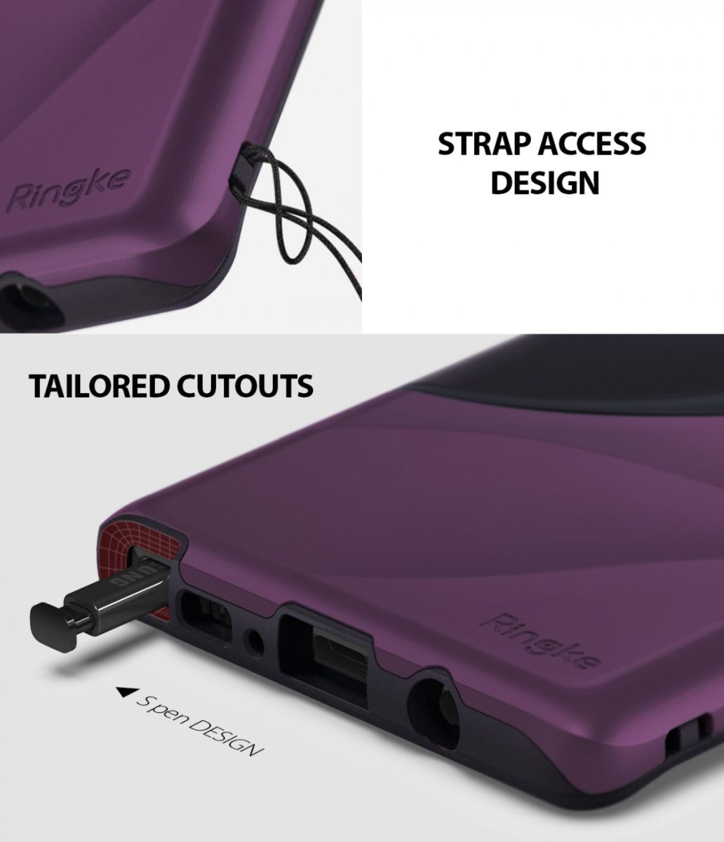 Ringke Wave Hoesje Samsung Galaxy Note 9 Metallic Purple afbeelding 6