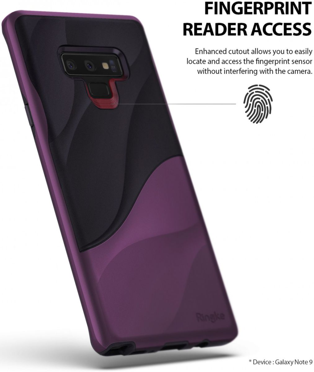 Ringke Wave Hoesje Samsung Galaxy Note 9 Metallic Purple afbeelding 7