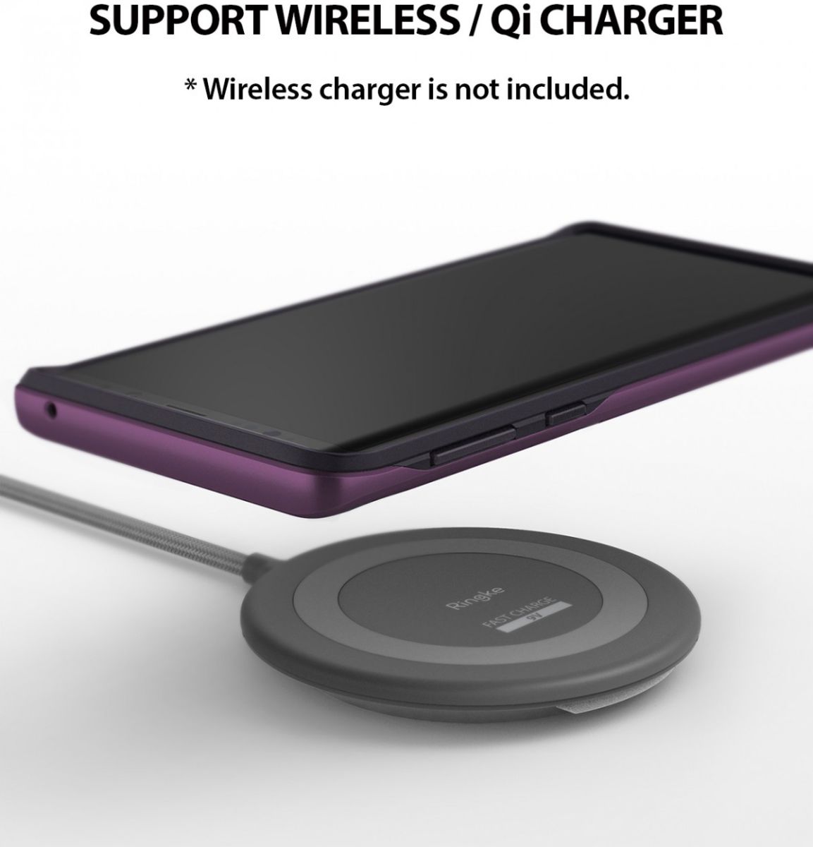 Ringke Wave Hoesje Samsung Galaxy Note 9 Metallic Purple afbeelding 9