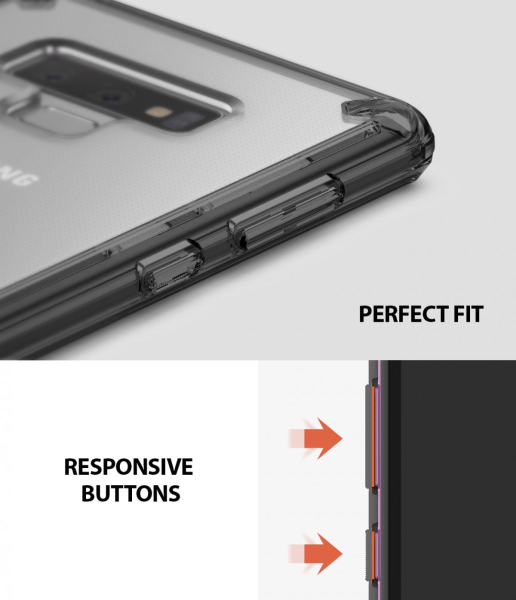 Ringke Fusion Kit Samsung Galaxy Note 9 Zwart Hoesje afbeelding 6
