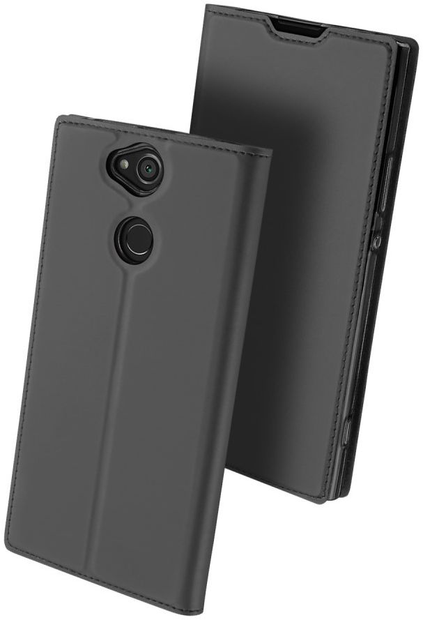 Dux Ducis Sony Xperia XA2 Plus Premium Bookcase Hoesje Grijs afbeelding 8