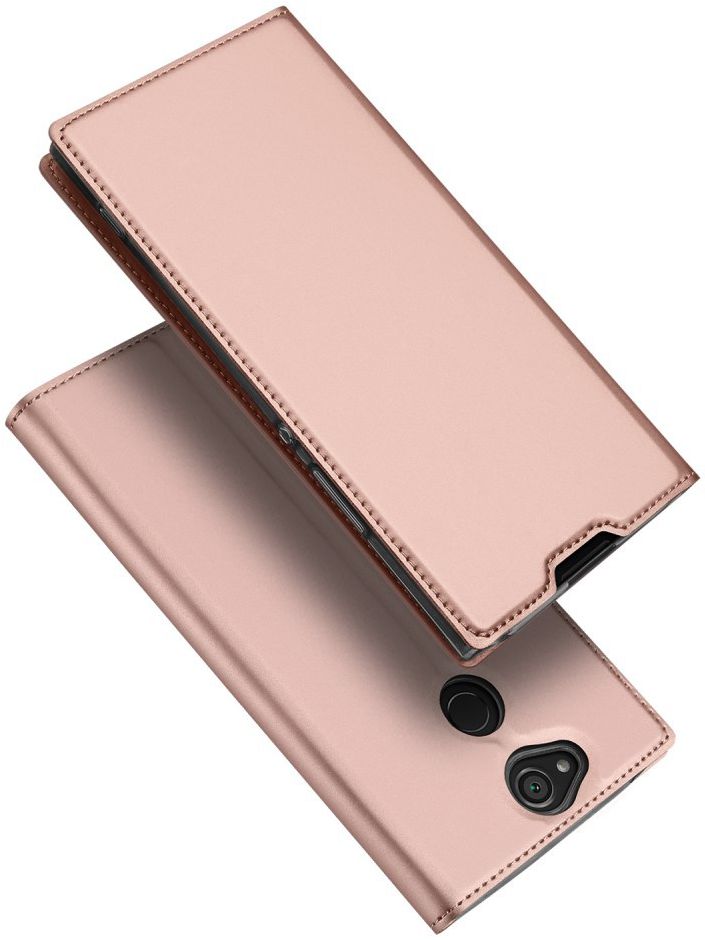 Dux Ducis Sony Xperia XA2 Plus Premium Bookcase Hoesje Roze Goud afbeelding 9
