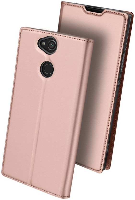 Dux Ducis Sony Xperia XA2 Plus Premium Bookcase Hoesje Roze Goud afbeelding 10