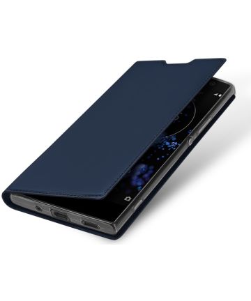 Dux Ducis Sony Xperia XA2 Plus Premium Bookcase Hoesje Blauw Hoesjes