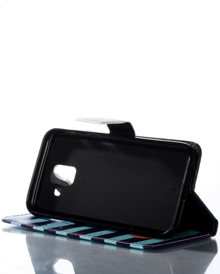 Samsung Galaxy A6 Portemonnee Hoesje Hart afbeelding 9