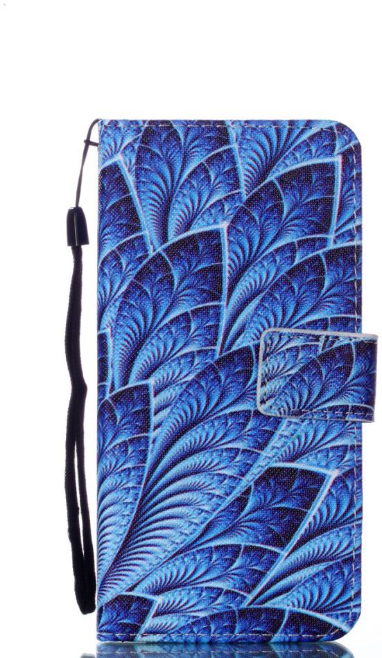 Samsung Galaxy J6 (2018) Portemonnee Hoesje Bladeren afbeelding 1