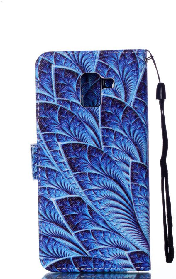 Samsung Galaxy J6 (2018) Portemonnee Hoesje Bladeren afbeelding 9