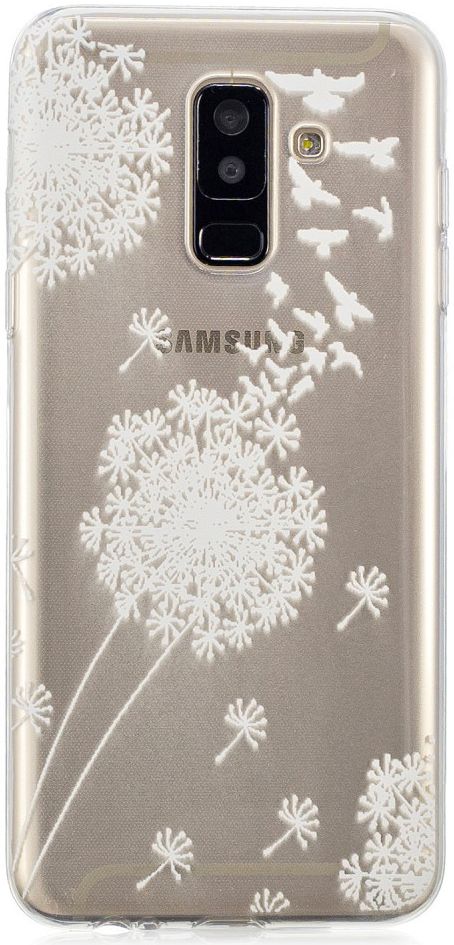 Samsung Galaxy A6 Plus TPU Hoesje Dandelion afbeelding 1
