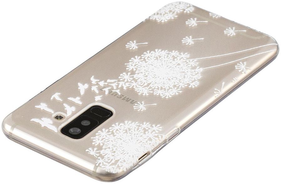 Samsung Galaxy A6 Plus TPU Hoesje Dandelion afbeelding 3