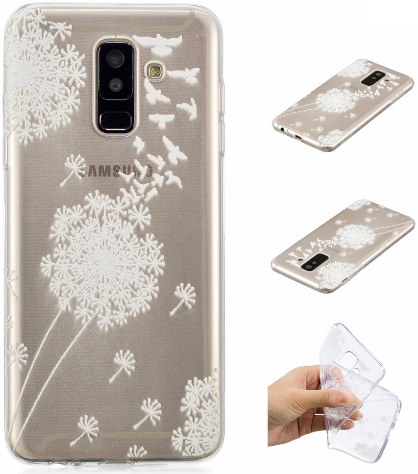 Samsung Galaxy A6 Plus TPU Hoesje Dandelion afbeelding 5
