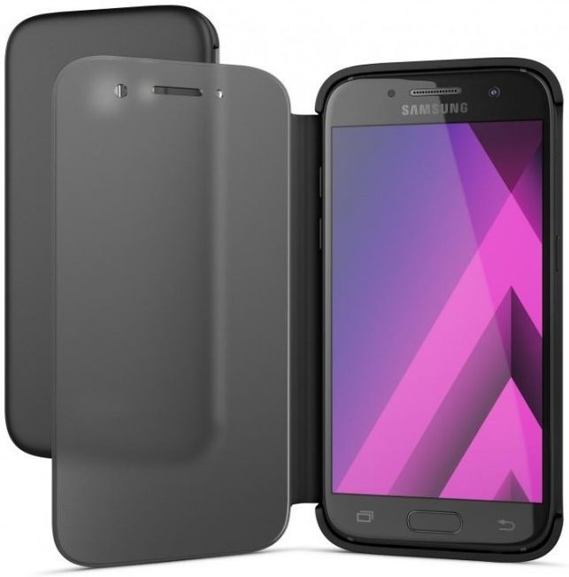 BeHello Clear Touch Cover Samsung Galaxy A3 (2017) Zwart afbeelding 1