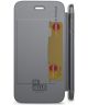 BeHello Transparante Book Case Apple iPhone 8 / 7 / 6S / 6 Zilver