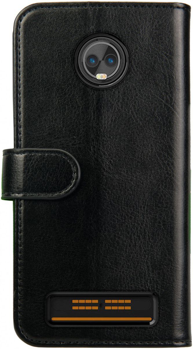 Rosso Element Motorola Moto Z3 Play Hoesje Book Cover Zwart afbeelding 4