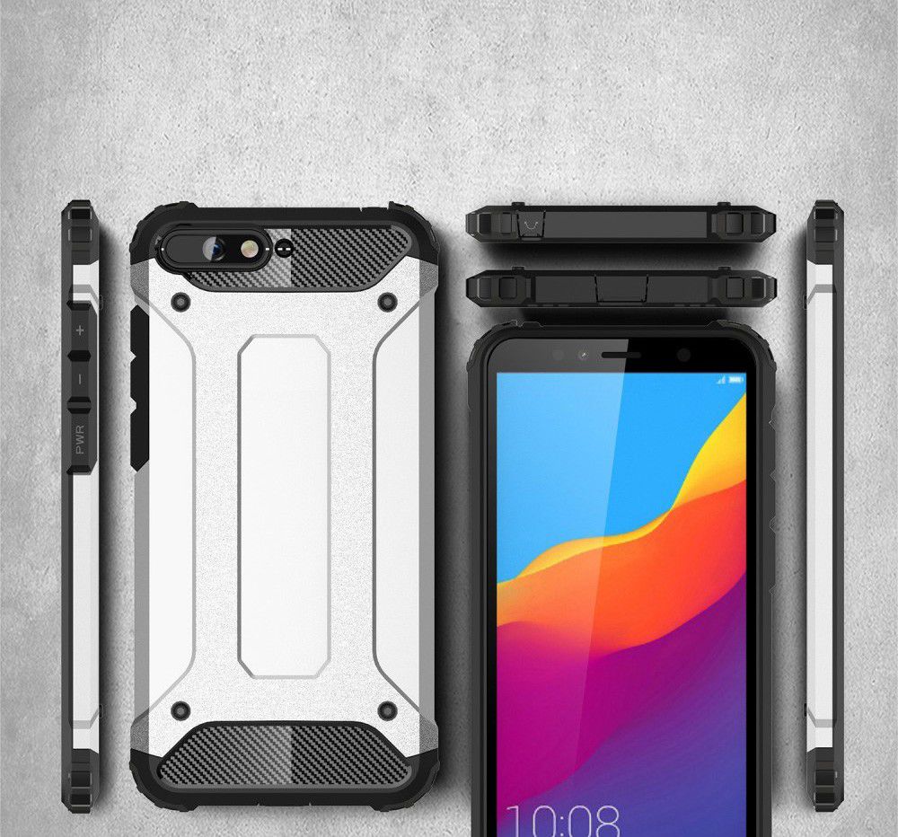 Huawei Y6 (2018) Hybride Hoesje Goud afbeelding 4