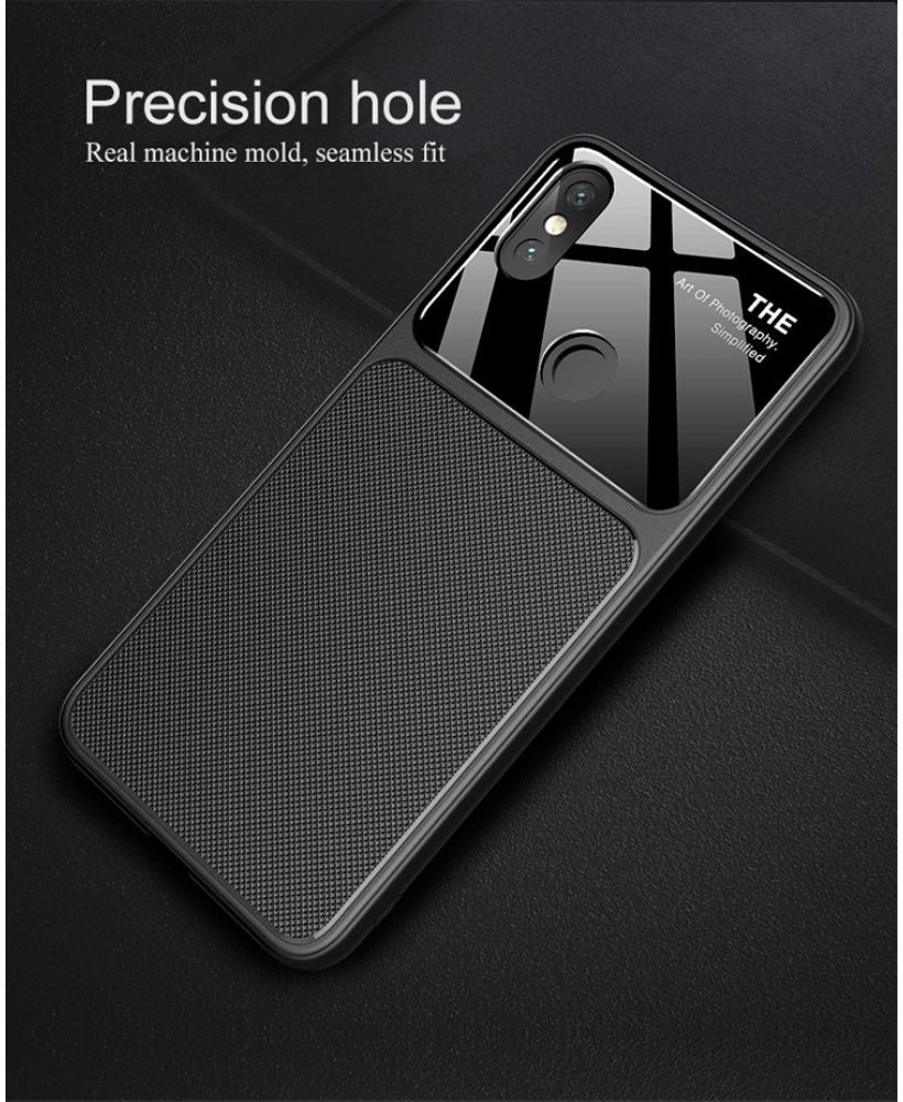 Xiaomi Mi A2 TPU met Tempered Glass Hoesje Blauw afbeelding 6