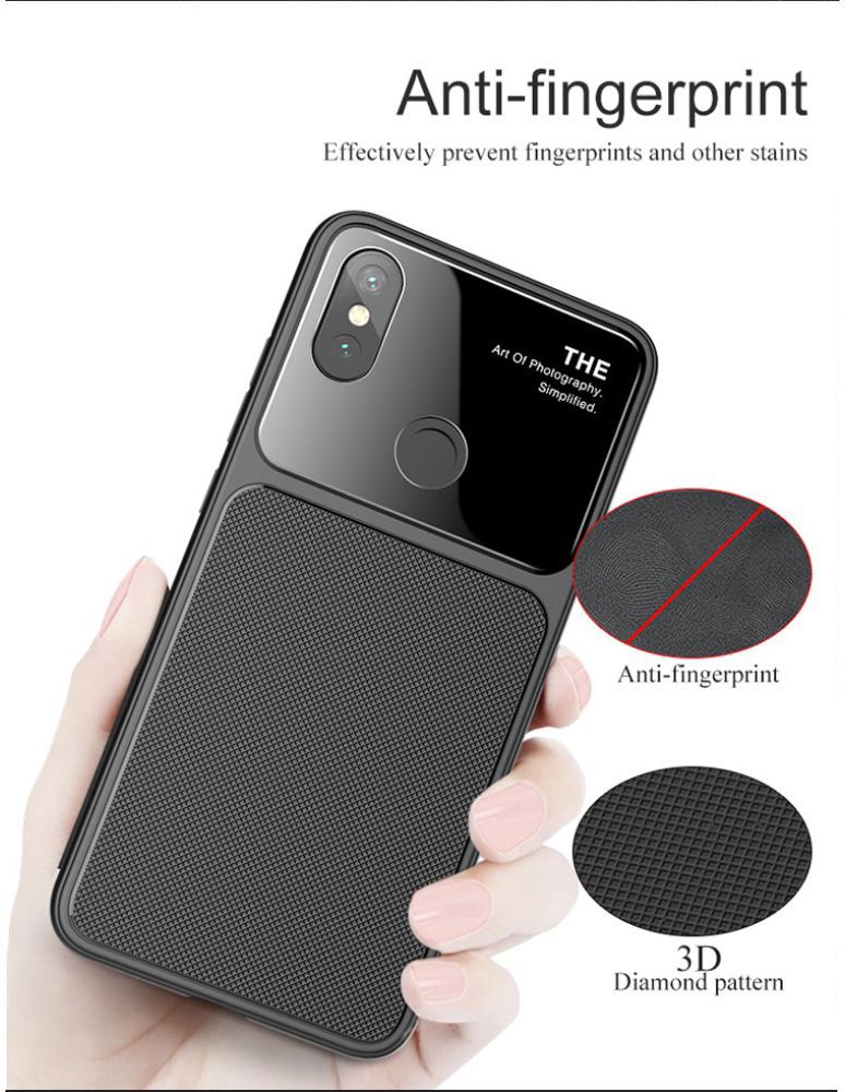 Xiaomi Mi A2 TPU met Tempered Glass Hoesje Blauw afbeelding 7