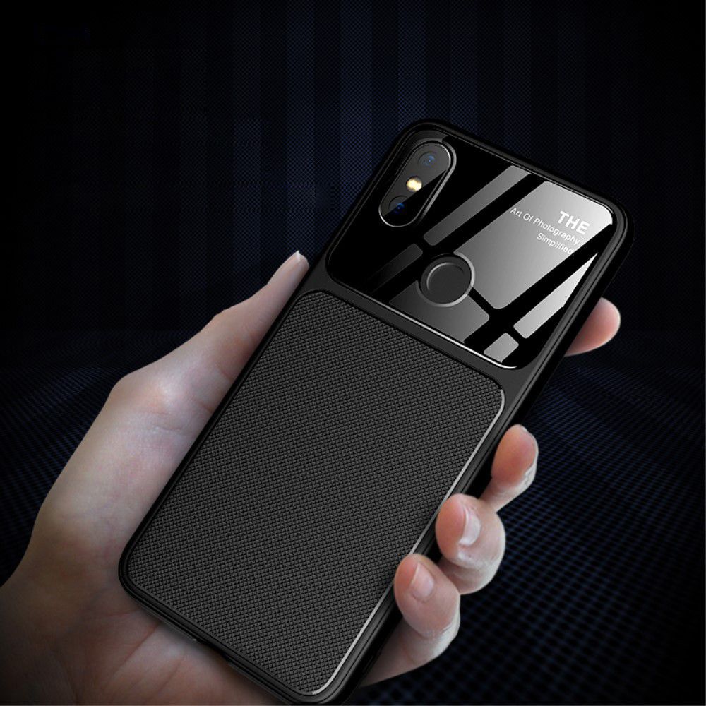 Xiaomi Mi A2 TPU met Tempered Glass Hoesje Blauw afbeelding 9
