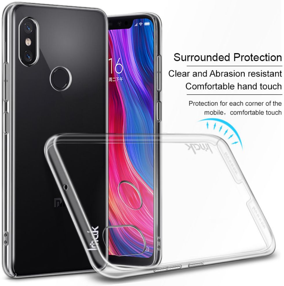 IMAK Crystal II Pro Xiaomi Mi 8 Hoesje met Screenprotector afbeelding 4