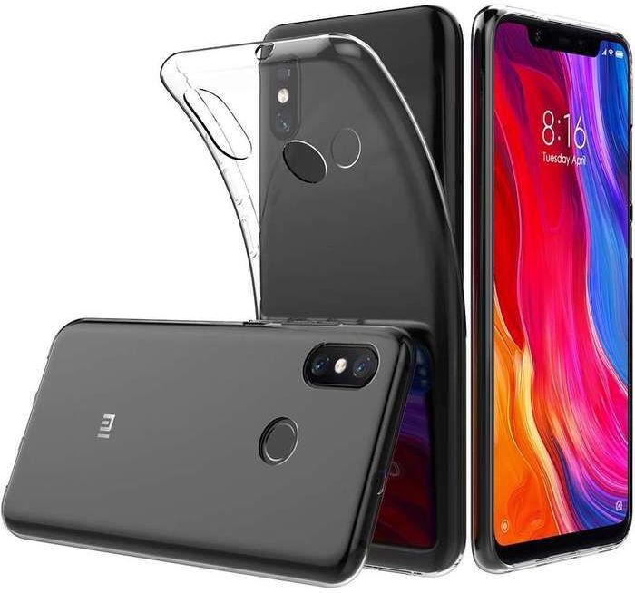 Xiaomi Mi 8 Hoesje Dun TPU Transparant afbeelding 1