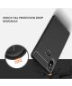 Xiaomi Mi 8 SE Geborsteld TPU Hoesje Zwart