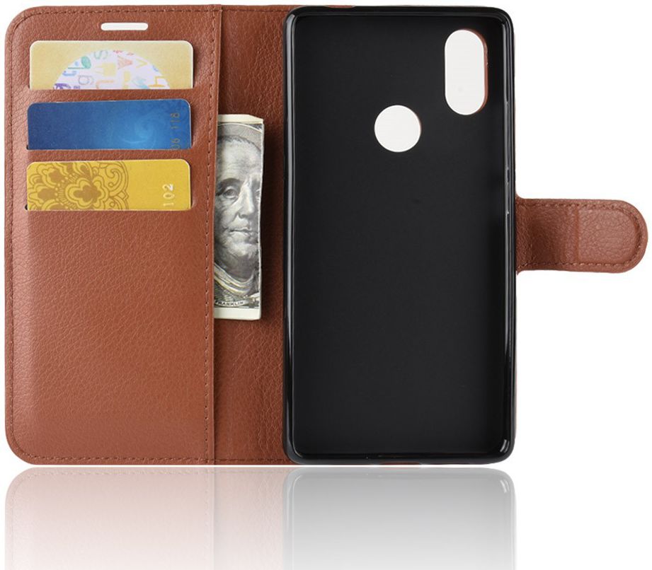 Xiaomi Mi 8 SE Portemonnee Hoesje Bruin afbeelding 4