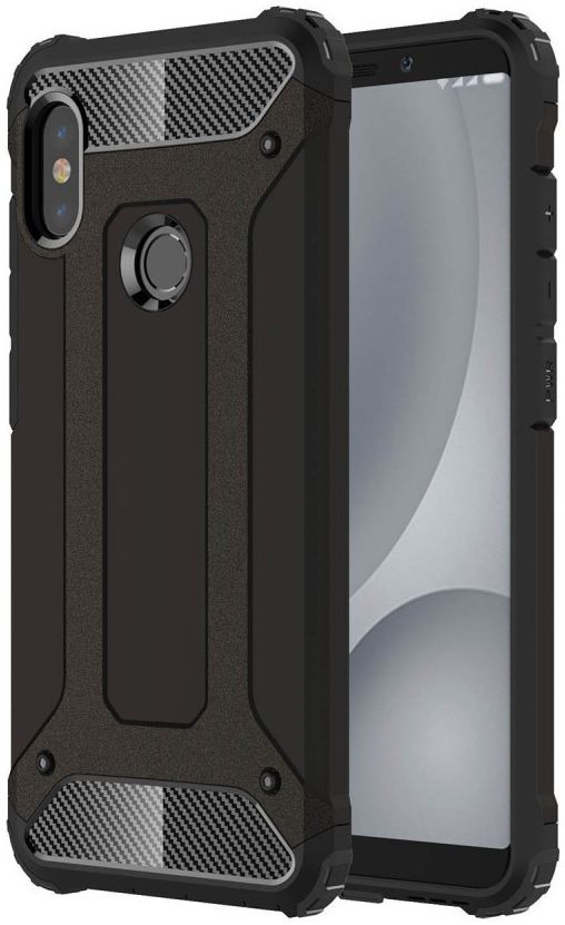 Xiaomi Redmi Note 5 Hybride Hoesje Zwart afbeelding 1