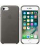 Apple iPhone 7 Leather Case Grey Origineel