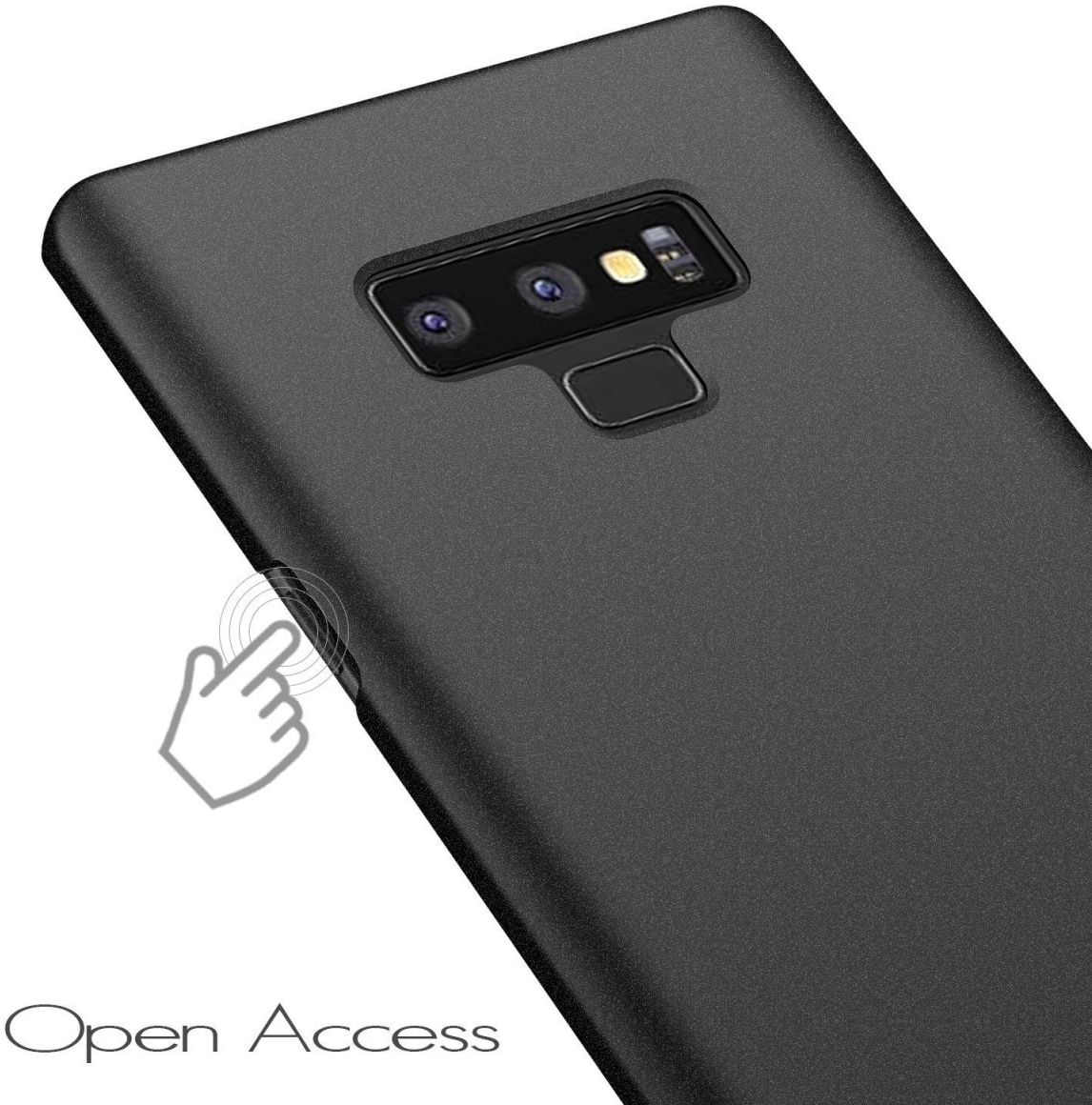 Samsung Galaxy Note 9 Hoesje Zwart afbeelding 2