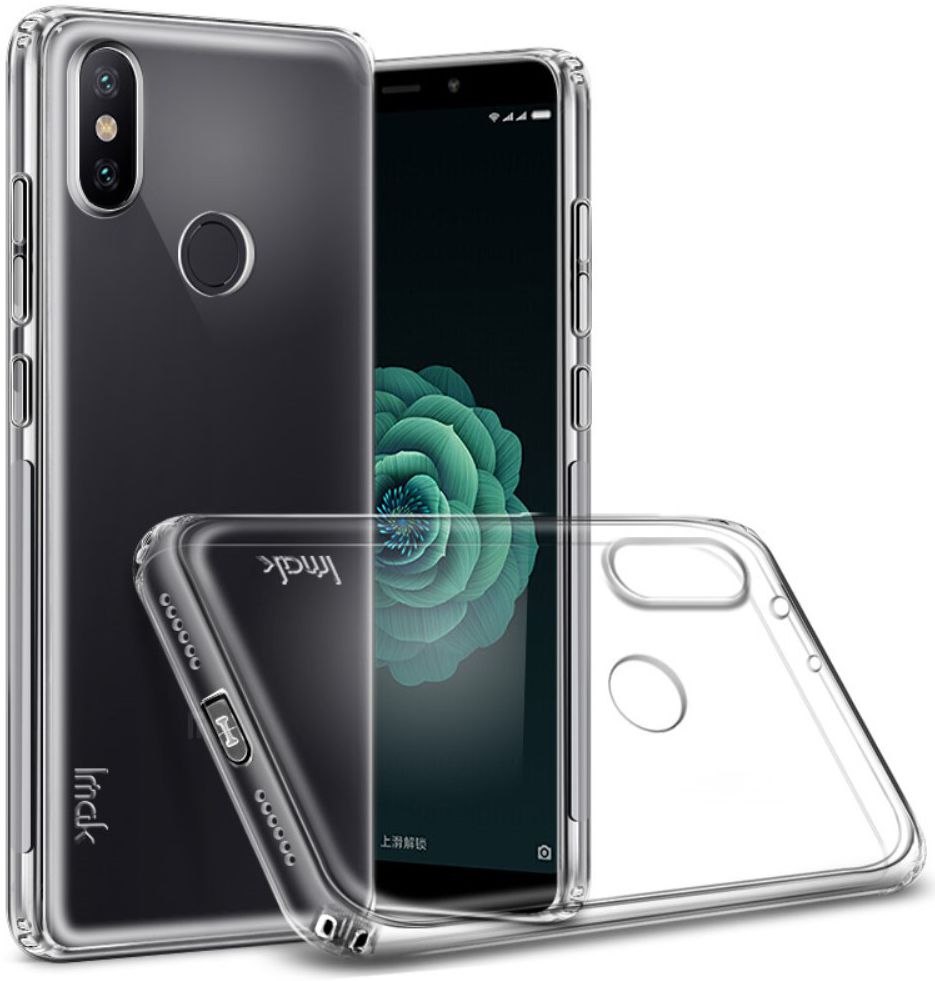 Xiaomi Mi A2 Transparant TPU Hoesje met Screen Protector afbeelding 1