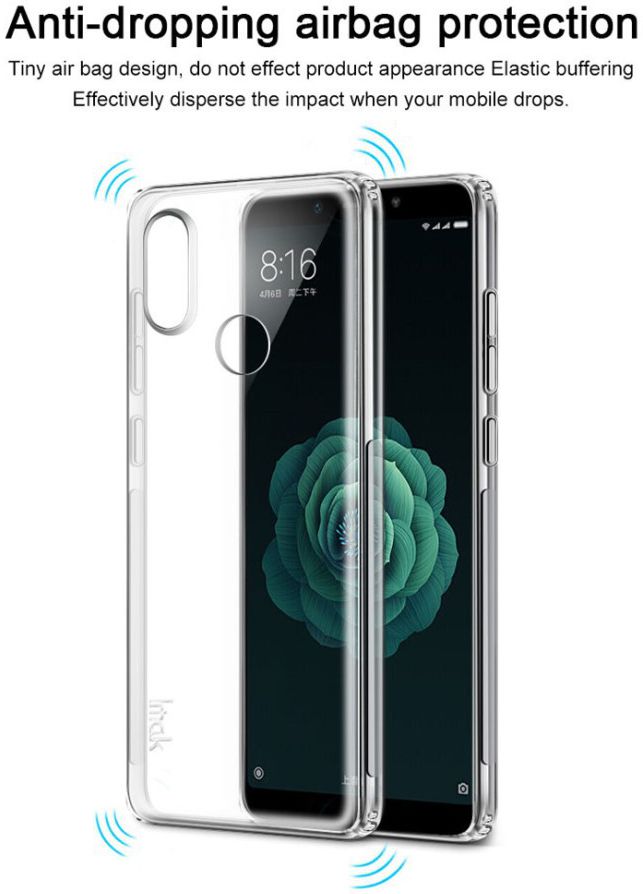 Xiaomi Mi A2 Transparant TPU Hoesje met Screen Protector afbeelding 10