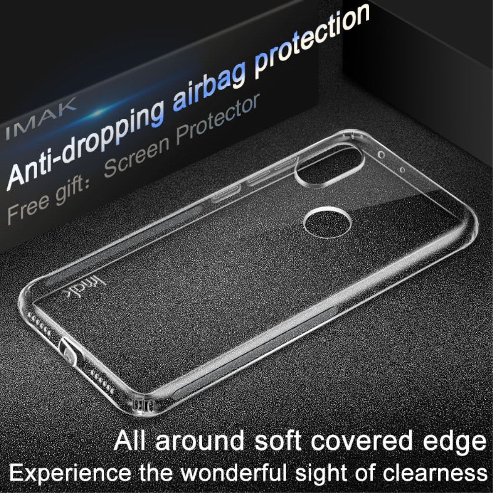 Xiaomi Mi A2 Transparant TPU Hoesje met Screen Protector afbeelding 3