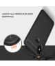 Xiaomi Mi A2 Geborsteld TPU Hoesje Zwart