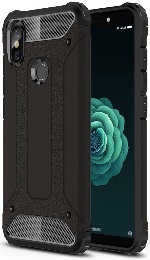 Xiaomi Mi A2 Hybride Hoesje Zwart afbeelding 1