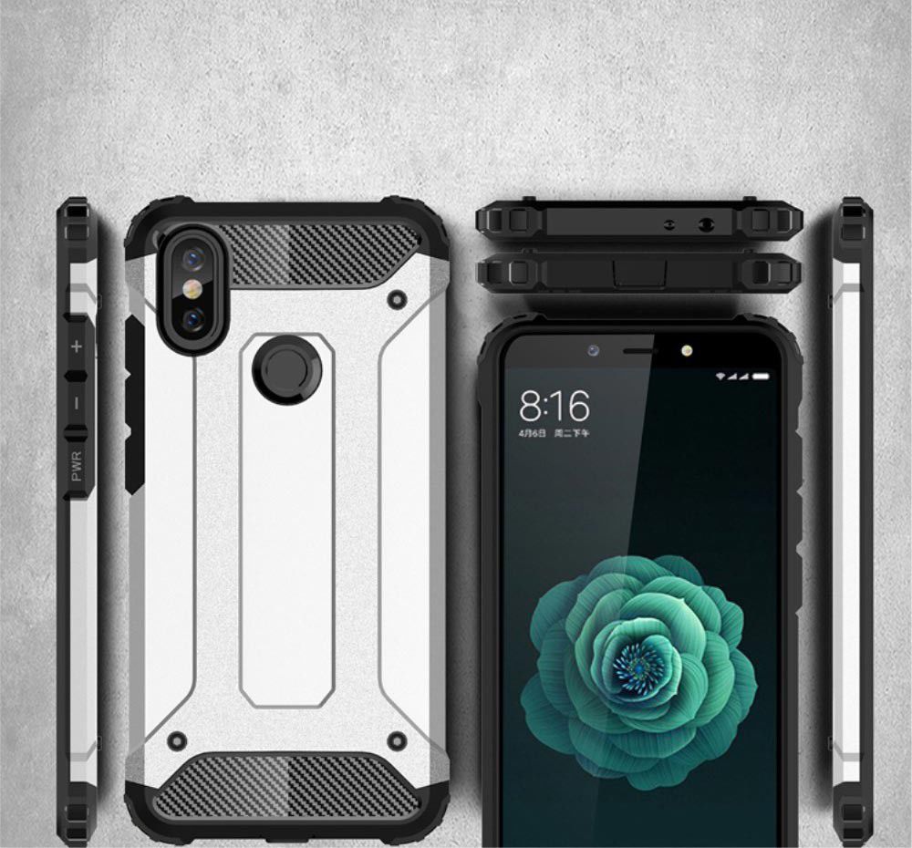 Xiaomi Mi A2 Hybride Hoesje Zwart afbeelding 4